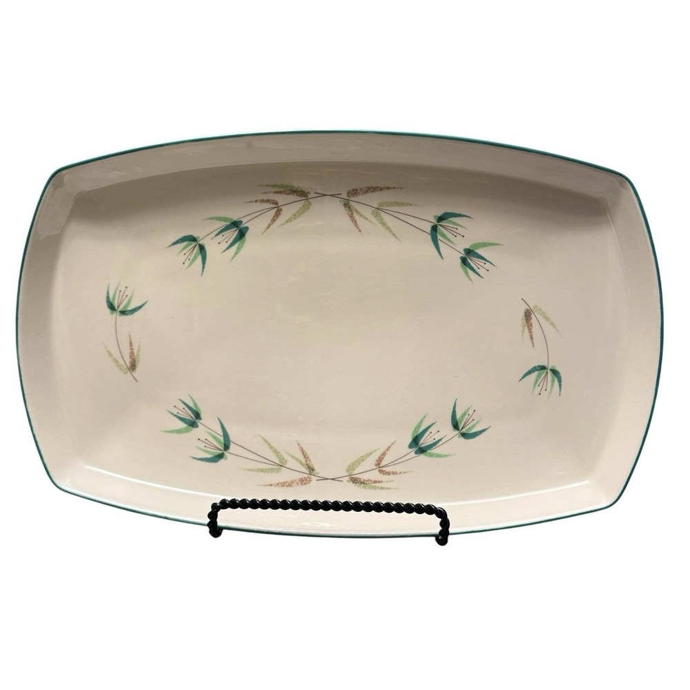 Franciscan Radiance Platter USA Vintage Serving Tray Mid Century Atomic